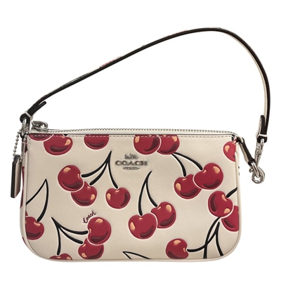 即発 Nolita 新品 ミニバッグ ノリータ19 チェリープリント バッグ CZ012 SVCAH 【Original Wrapping 】