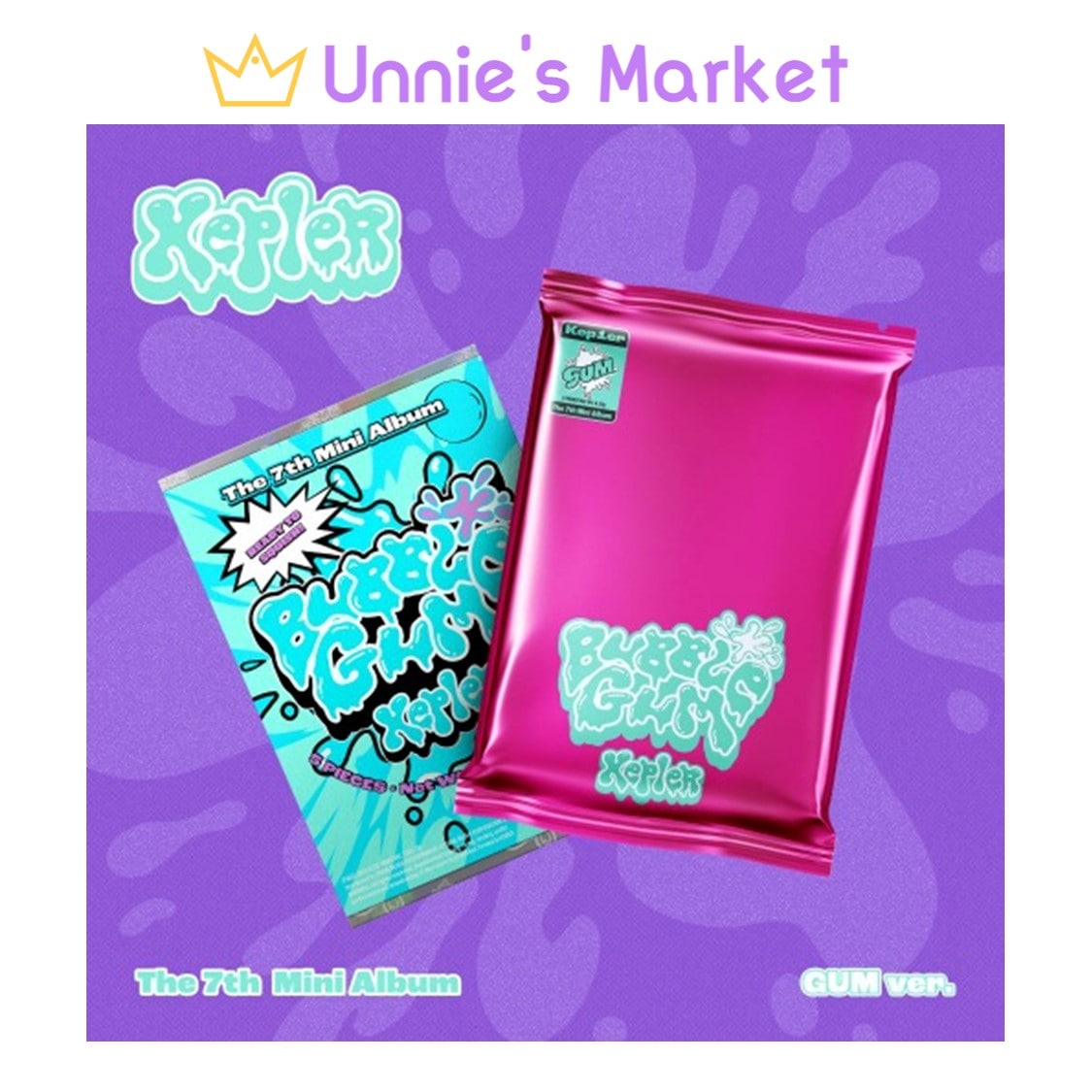 [SET] Kep1er [BUBBLE GUM] (BUBBLE ver., GUM ver.) / The 7th Mini Album