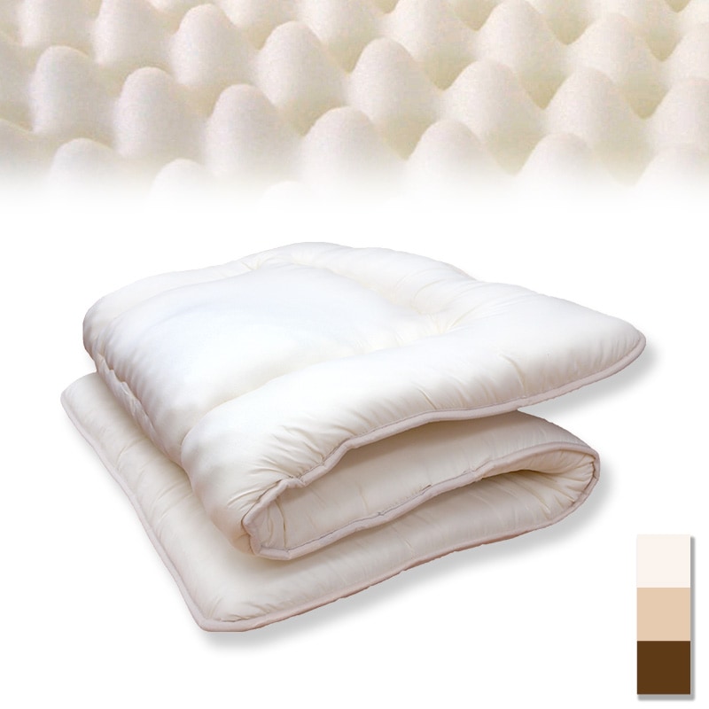 日本製大改良!! 極厚 敷き布団 セミダブル 防ダニ 抗菌防臭 4層 極厚 プロファイルウレタン