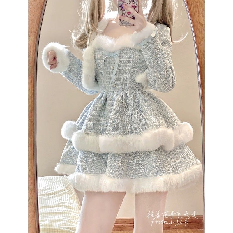 パーティードレス プリンセス風甘ワンピ＋ジャケットショート丈アウター上級スーツ 6,183円