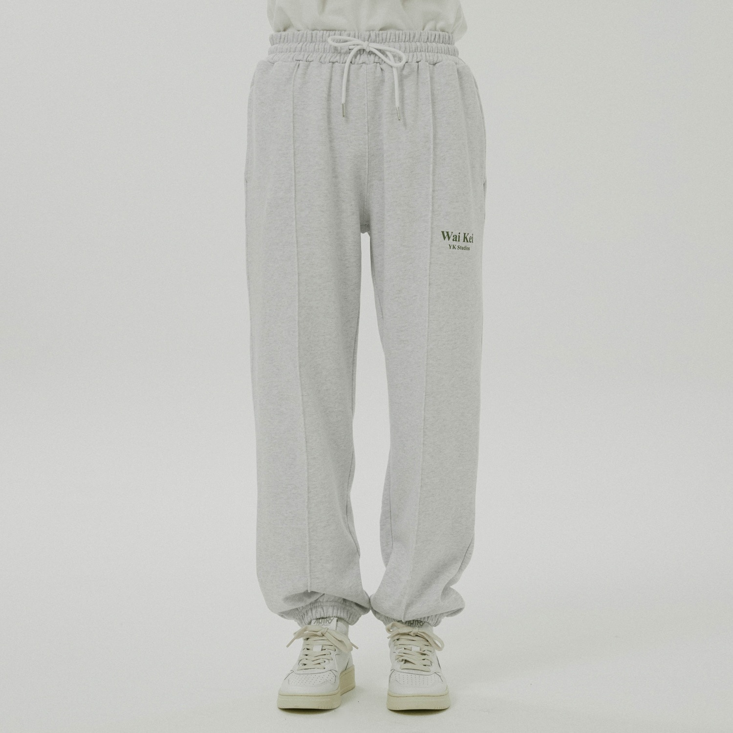 Archive sweatpants MELANGE WHITE