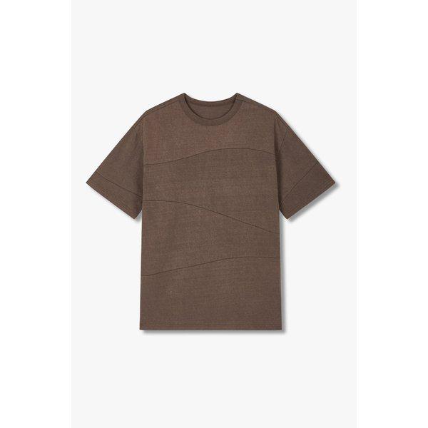 [UNI] スティッチ ブロック半袖Tシャツ 91U5222007071