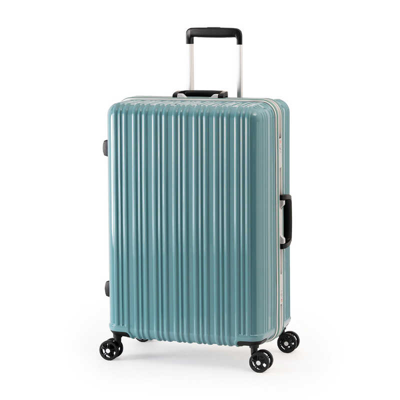 A.L.I　スーツケース フレームタイプ 宿泊目安：4～6日間 064L 超軽量 高剛性フレーム TSAロック搭載 スモークミント　ALI-5088-24