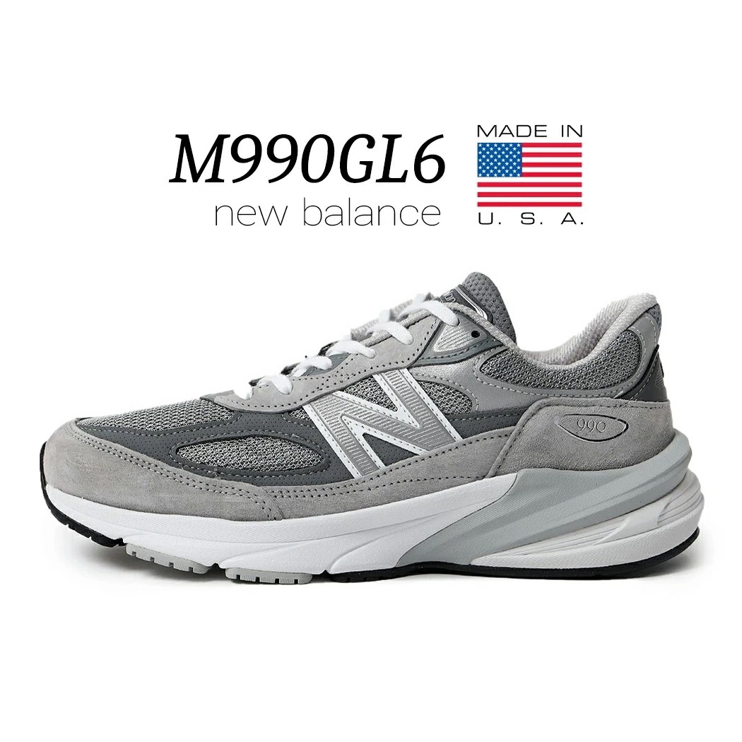 NEW BALANCE "made in USA" M990GL6 GRAY ニューバランス スニーカー ( グレー 灰色 D 992