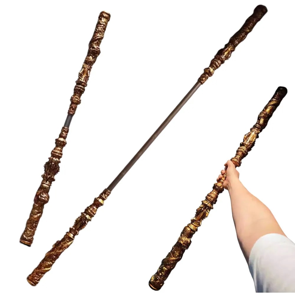 ［予約販売］黒神話：悟空 如意金箍棒 如意棒 ジュエリー 収集品 兵器模型 170cm Black Myth: Wukong コスプレ小物 かっこいい 装飾 日常用 誕生日 ギフト プレゼン