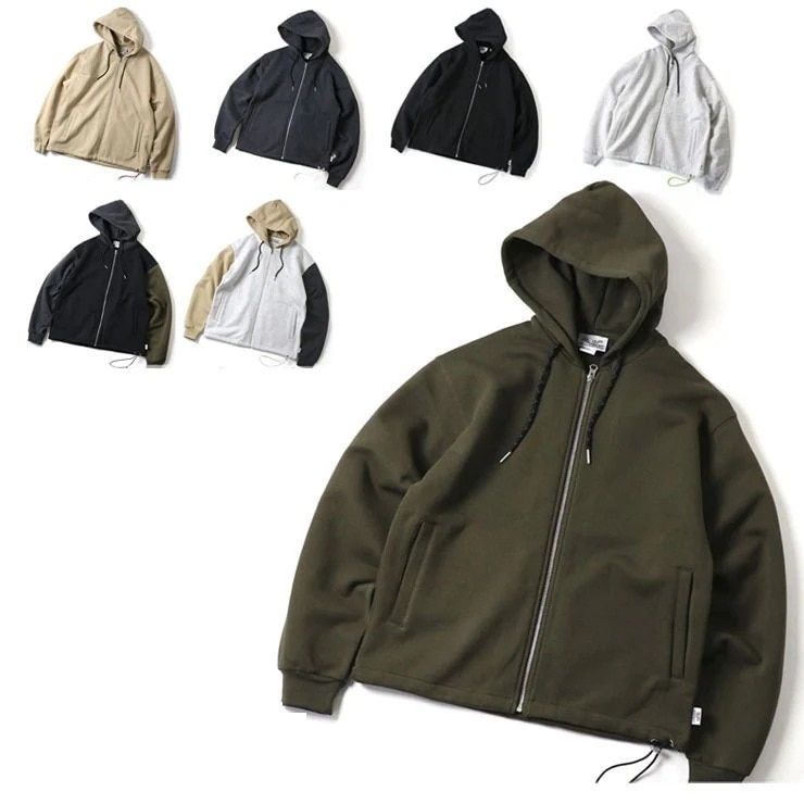 パーカー メンズ おしゃれ 長袖 キャンプ アウター スウェット 12ozヘビー裏起毛スウェットジップパーカー G233724 【セール品の為返品・交換不可商品】 6,804円