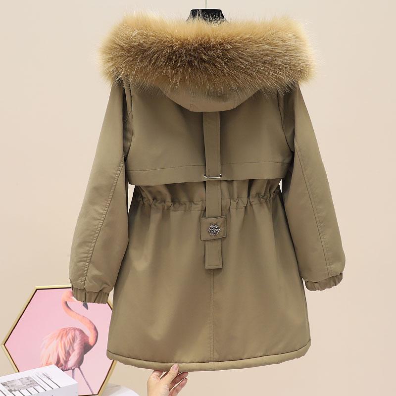 【急速出荷!】フリースで決まり アウター キルティングアウター裏起毛ファッション 人気ボアアウター レディース セミロング アウター ライダースゆったり 気質 アウトドア エレガント