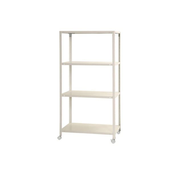キタジマ 51070055601 NSTR-K556 ホワイト [スマートラック 4段 キャスター付] メーカー直送