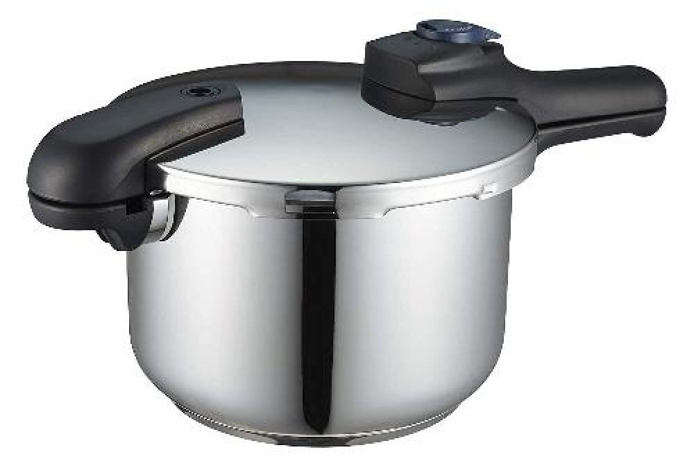 PEARL LIFE クイックエコ 3層底切り替え式圧力鍋 5.5L (8合炊) H-5042