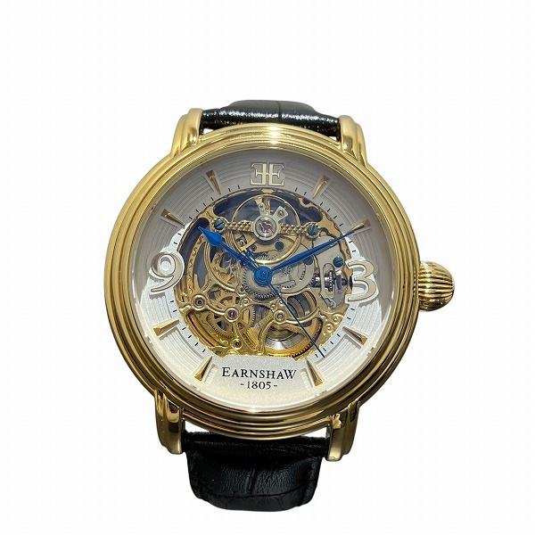 アーンショウ ロングケース ES-8011-04 自動巻 腕時計 メンズ 【中古】 16,486円