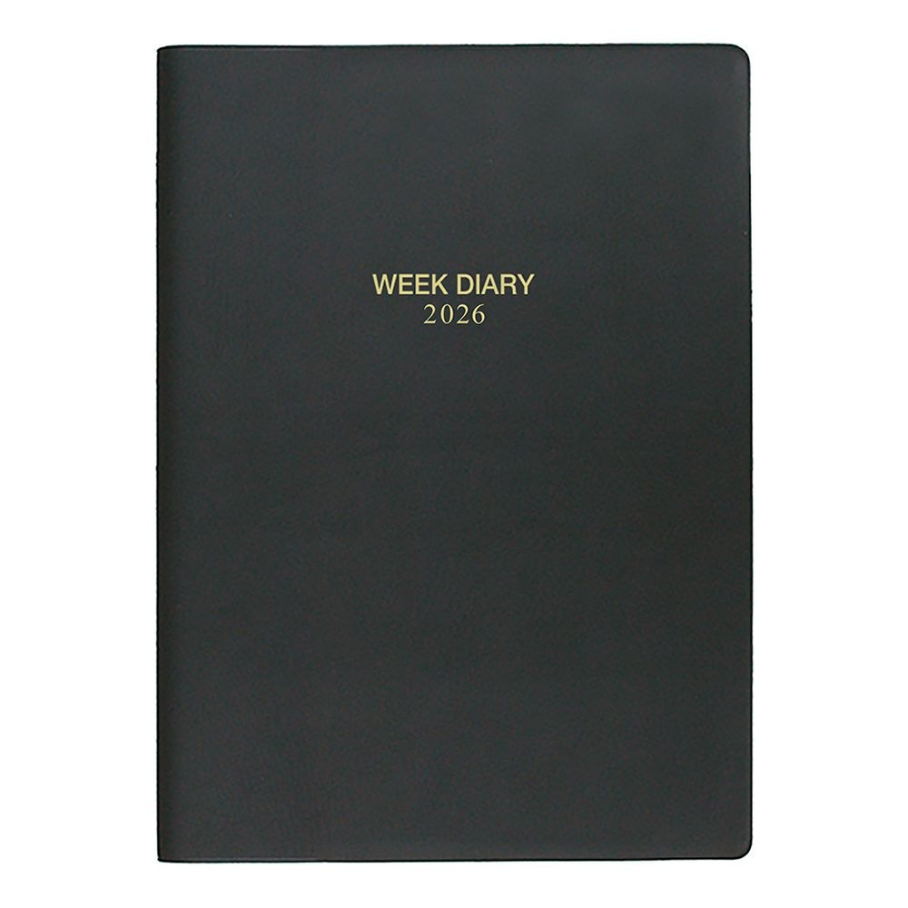 （まとめ買い）コレクト 手帳 2026年 ウィークダイアリー 見開き1週間レフト式 A4 ワイヤリングとじ 差込表紙 D-463 [x3]