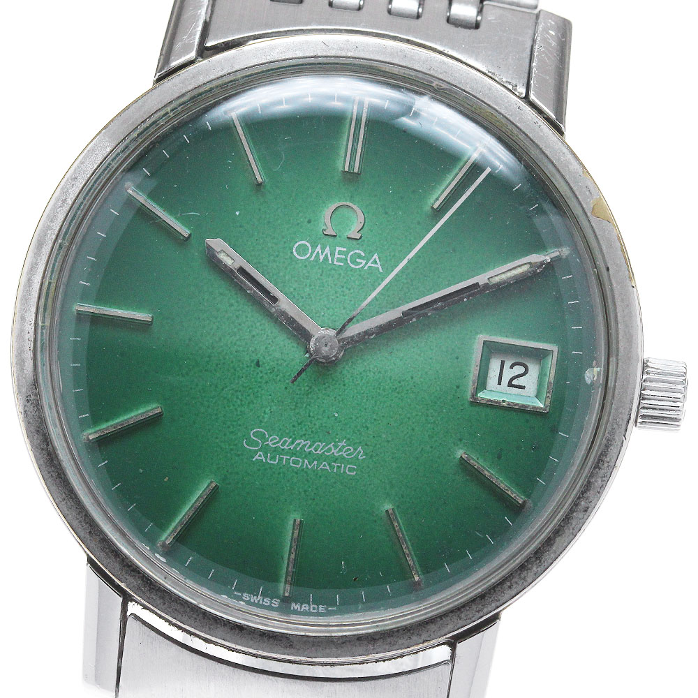 オメガ OMEGA 166.0202 シーマスター デイト cal.1010 自動巻き メンズ _860613【中古】