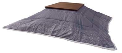 薄掛けコタツ布団 正方形 こたつ布団 炬燵 ふとん W185D185 KK-237