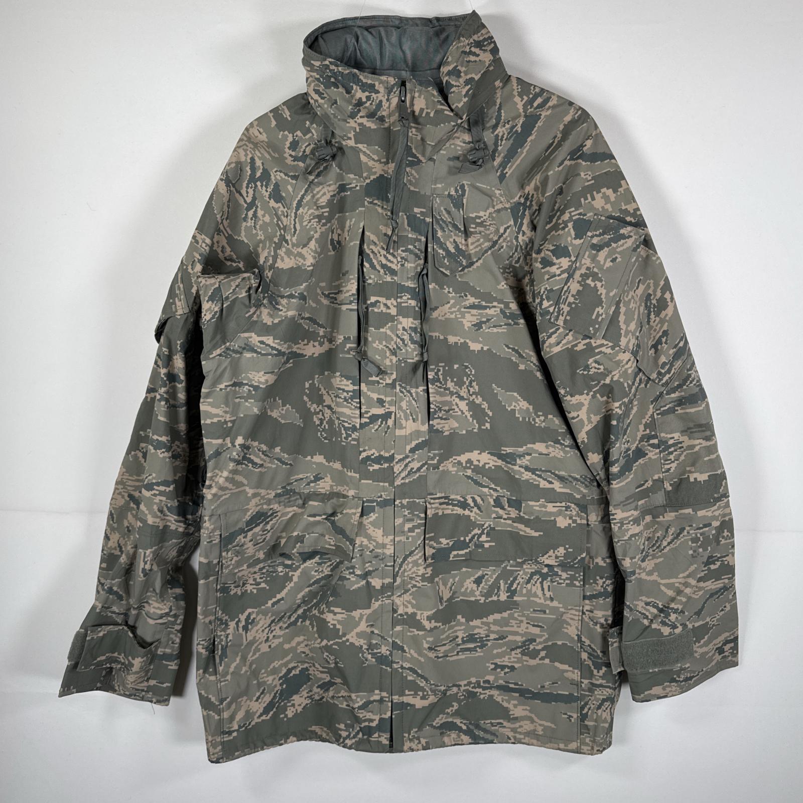 古着 ミリタリージャケット ECWCS GORE-TEX タイガーカモ ゴアテックスパーカー デジカモ 米軍 実物 デジタル small long グレー メンズ