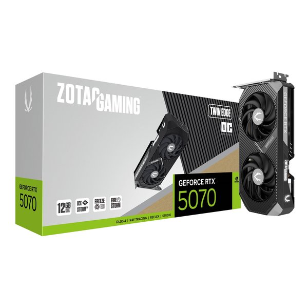 ZOTAC GAMING GeForce RTX 5070 Twin Edge OC グラフィックボード 転送不可 ZT-B50700H-10P