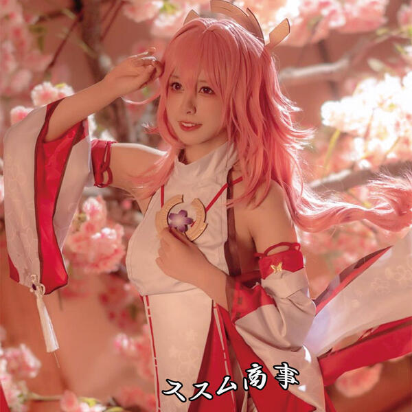【迅速な出荷】原神 げんしん 稲妻 八重 神子 やえ みこ Miko Yae コスプレ 衣装 スメール コスチューム コミケ ハロウィン 衣装 コスプレ 衣装 イベント パーティー コスチュ