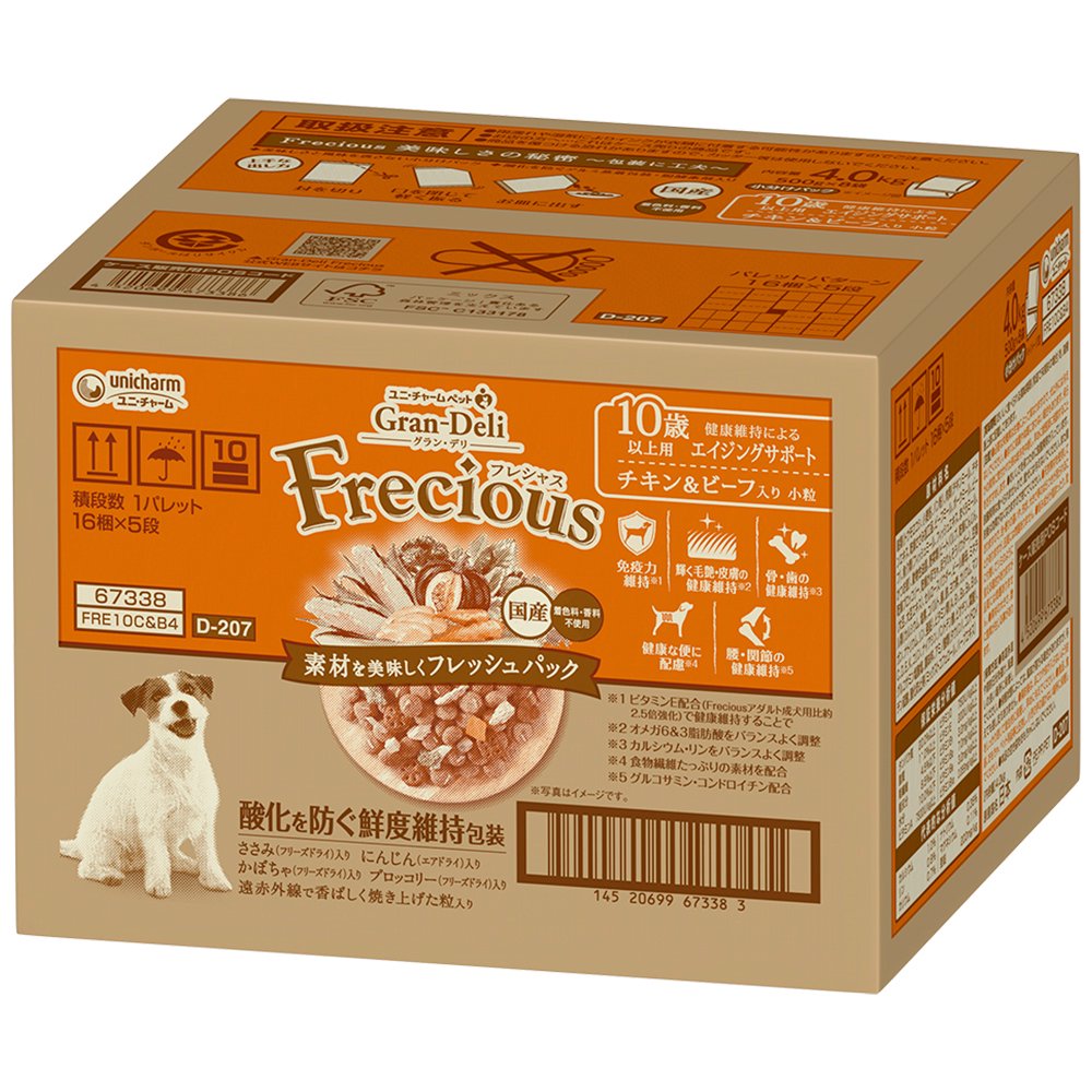 ドッグフード　フレシャス　１０歳以上用　チキン＆ビーフ入り　４ｋｇ　お一人様５点限り　ＣＲＣ45―05―45―15―00