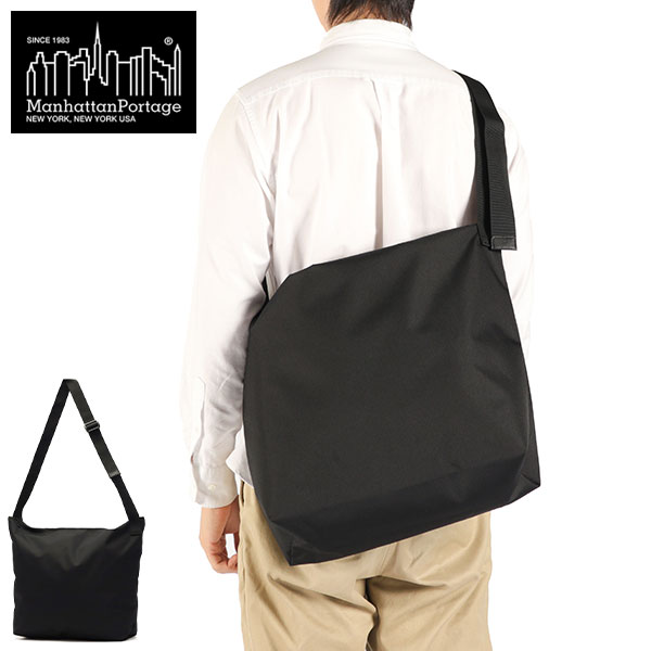 日本正規品 ショルダーバッグ メンズ レディース 大容量 大きめ ファスナー B4 MOTT SHOULDER BAG CORDURA 305P MP2483-305PBL