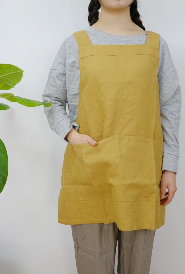 not PERFECT LINEN SHORT SQUARE CROSS LINEN 11