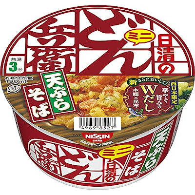 他サイト： 日清食品 どん兵衛 天ぷらそばミニ [西] 46g12個の商品画像