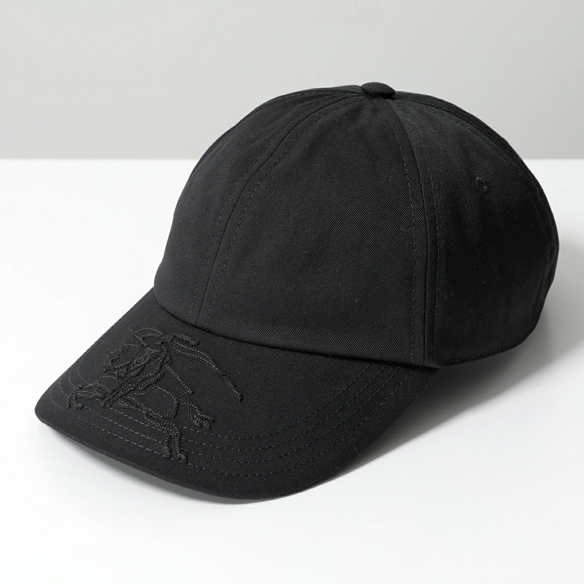 BURBERRY バーバリー ベースボールキャップ MH EKD APPLIQUE BSB 8085727 レディース コットンブレンド バーバリーチェック 帽子 A1189/BLACK