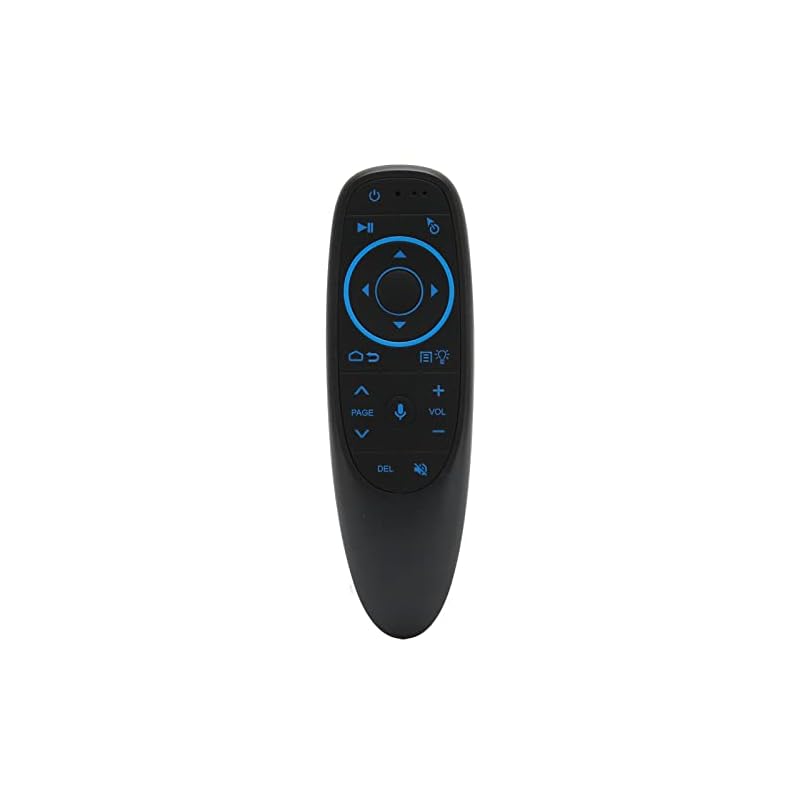 TV音声リモコン2.4G Bluetooth AirリモコンワイヤレスリモコンAndroidシステムTVプロテクターのスマートリモコン交換10m/32.8ftリモコン距離(G10S PRO BT)
