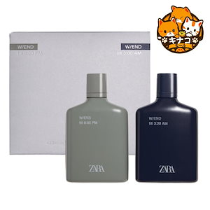 ZARA MANS ザラメンズ 香水 W/END TILL 8.00 PM W/END TILL 3:00 AM 100ML+100MLオードトワレ [EDT]