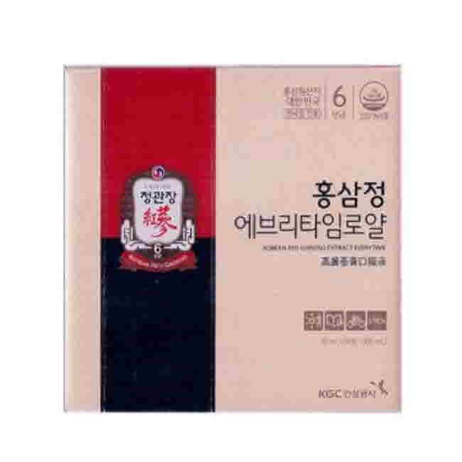 2022年春の 最安値保証 韓国人参公社 / 6年根紅参エキス 10ml30包/ ロイヤル エブリタイム 紅参精 高麗人参 - aegis.qa