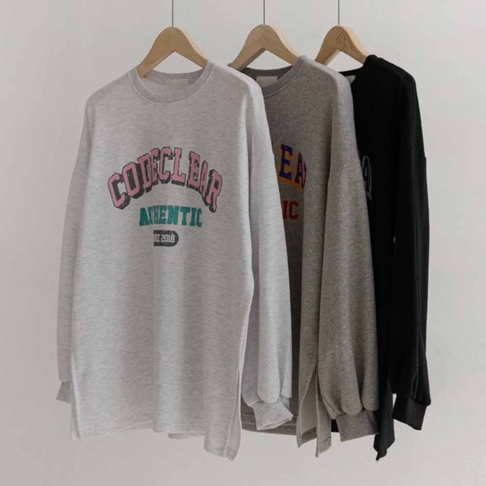 [Elysia] Ztデイリールーズスプリットスウェットシャツ Tシャツ