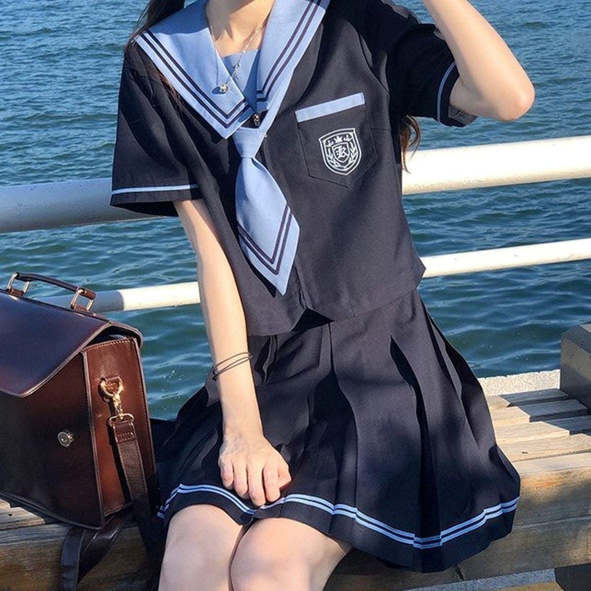 ディープブルーセーラー服セット