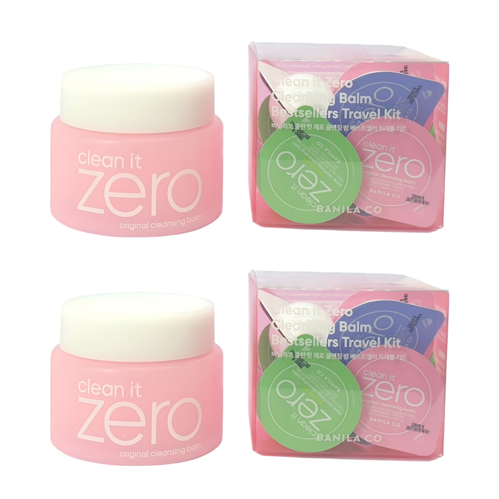 1+1 クリーンイットゼロ オリジナル クレンジングバーム 100ml+ティーベルキット（有効期限：2027.09）