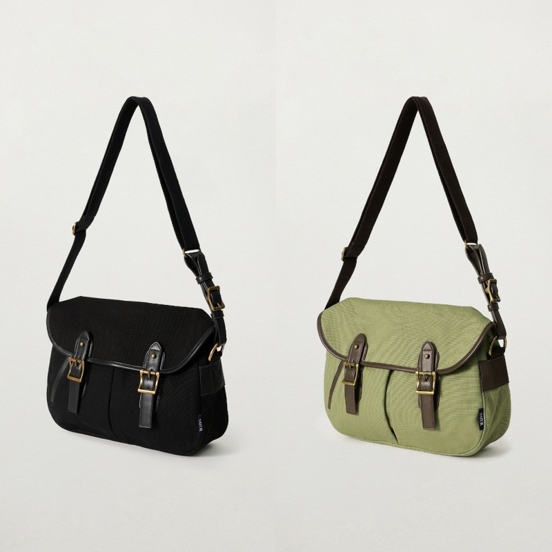 【SATUR】25FW CLASSIC CANVAS SHOULDER BAG : 2COLORS