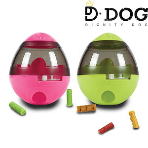 【 DIGNITYDOG 】 스낵볼 犬用おもちゃ ペット スナッフルおもちゃ 犬 インタラクティブトレーニングおもちゃ 卵型 おやつおもちゃ スナックボール