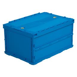 折りたたみコンテナペタンコ40Lタイプ フタあり 5個 三甲 558510