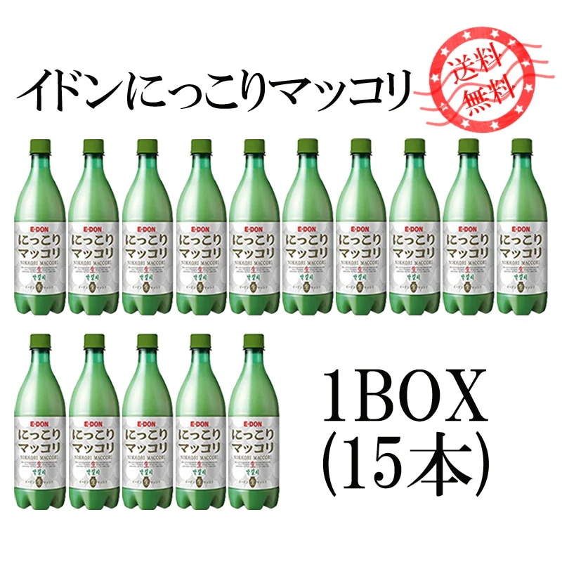 (クール便)　イドン二東　　生マッコリ 750ml1BOX-15本　　E-dong/韓国食品/お酒/キムチ/ 5,491円