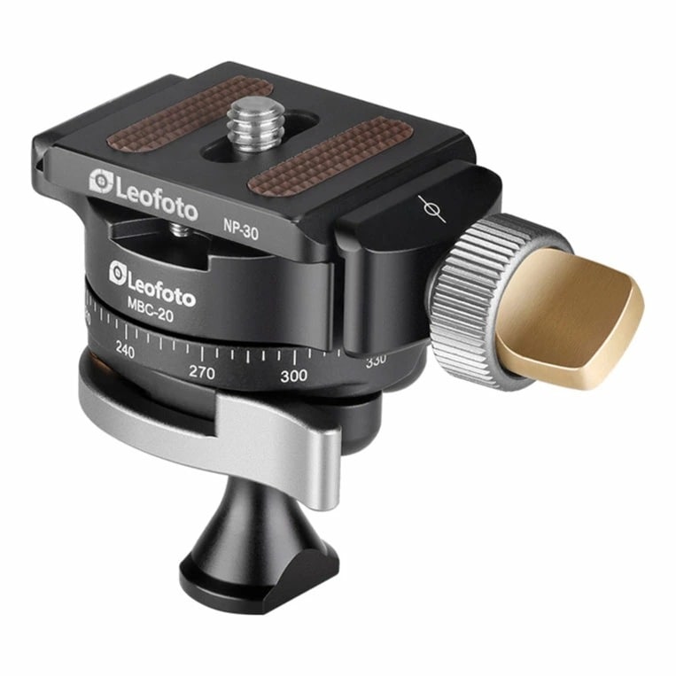 Leofoto(レオフォト) MBC-20 小型自由雲台［1/4インチ対応ボール径16mmレバータイププレートNP-30付属アルカスイス互換］ 8,415円