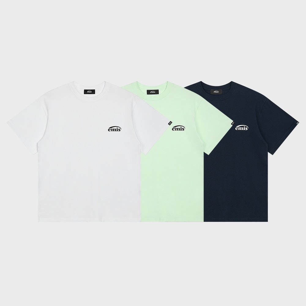 3枚セット Tシャツ C (ホワイト/ミント/ナチュラル)