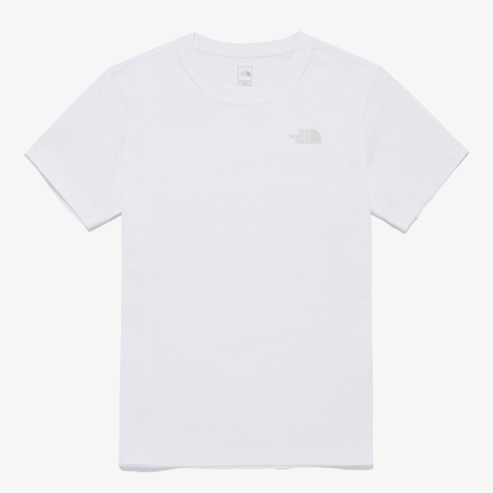 ザ・ノース・フェイス NT7UR30B 女性用コットンベーシック半袖Tシャツ_オフホワイト
