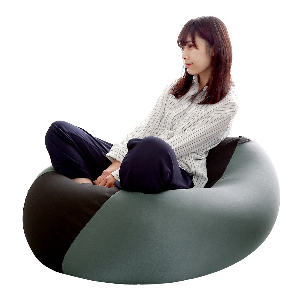 ビーズクッション 大きい 座椅子 洗える ソファ おしゃれ フロアチェア カバーリング 洗濯 体にフィット