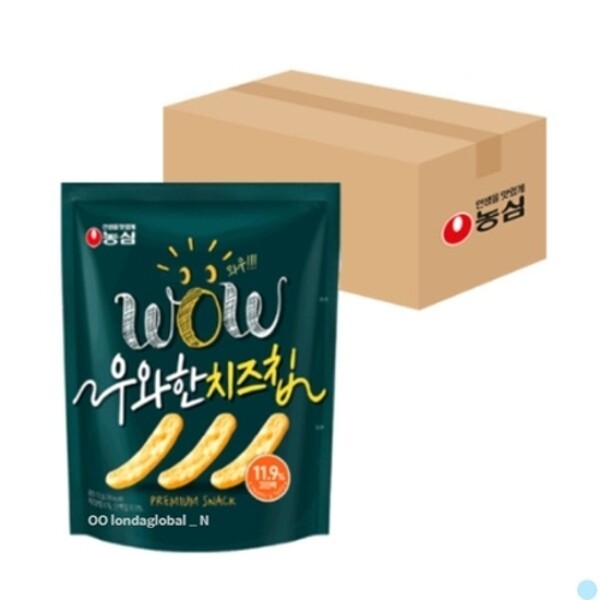 農心 ウワハンチーズチップ 学校 塾 おやつ お菓子 12個 1箱