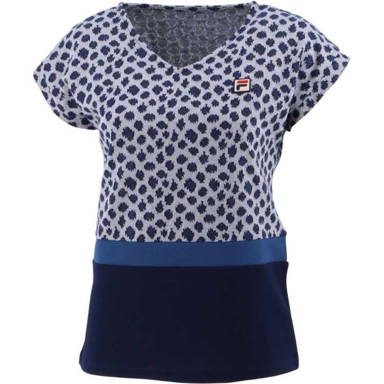 ゲームシャツ（レディース） M ブルー #VL2533-12