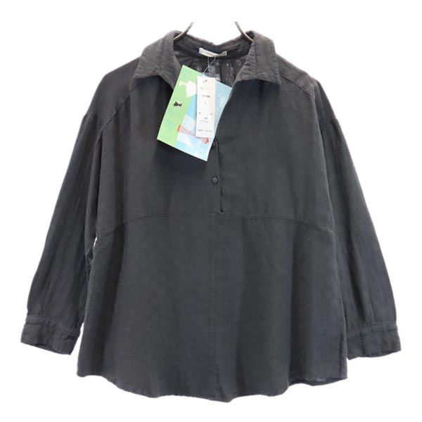 未使用 デビュット 長袖 シャツ L グレー DEBUTTO レディース 6,222円