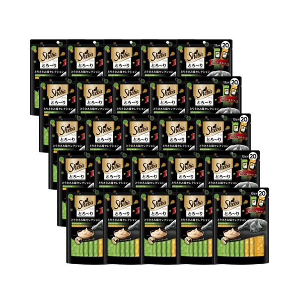 20個セット シーバ とろ～り メルティ とりささみ味セレクション 12g×20p