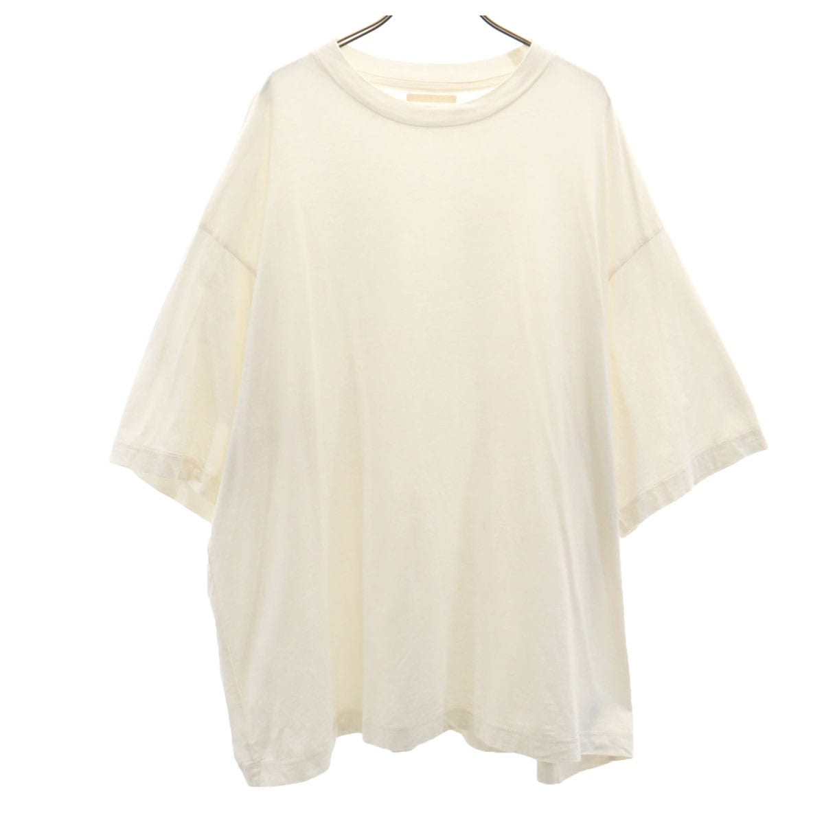 blurhms ブラームス 半袖 Tシャツ アイボリー 無地 メンズ 古着