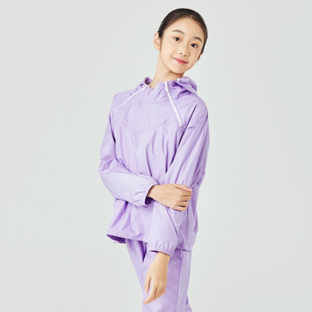 ジャケット トップス フード付き ファスナー付き レディース ガールズ スポーツ ダンスウエア バレエ レッスン トレーニング 80BB1036P