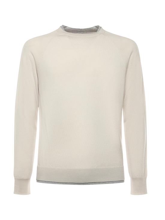 ELEVENTY Men Sweater L76MAGL79MAG0L029 02 13 SAND LIGHT GRAY