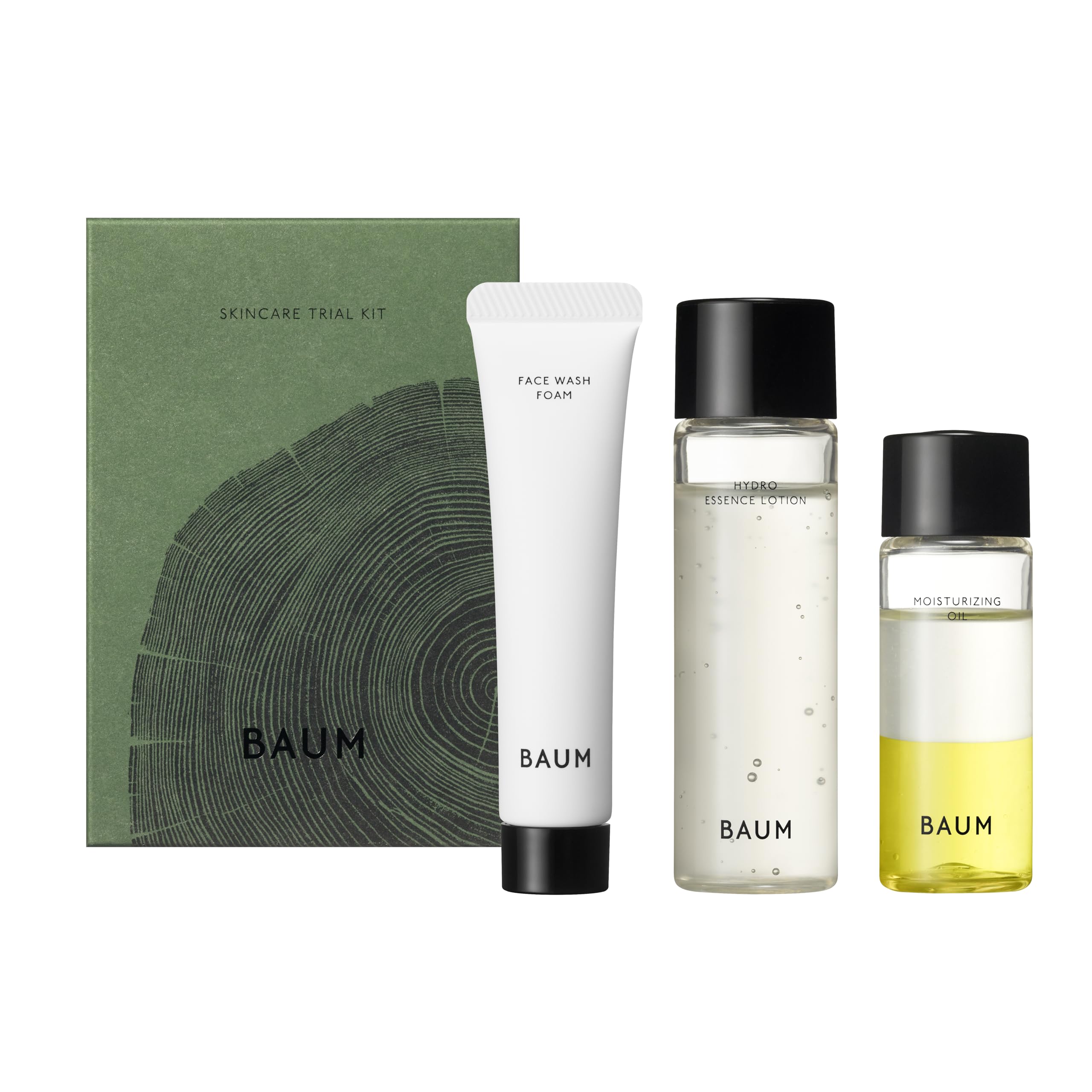 BAUM(バウム) スキンケア トライアルキット セット 30mL 16mL 15mL セットもの スキンケア トライアルサイズ 保湿 森林浴 ユニセックス ギフト プレゼント 誕生日 オーガニック