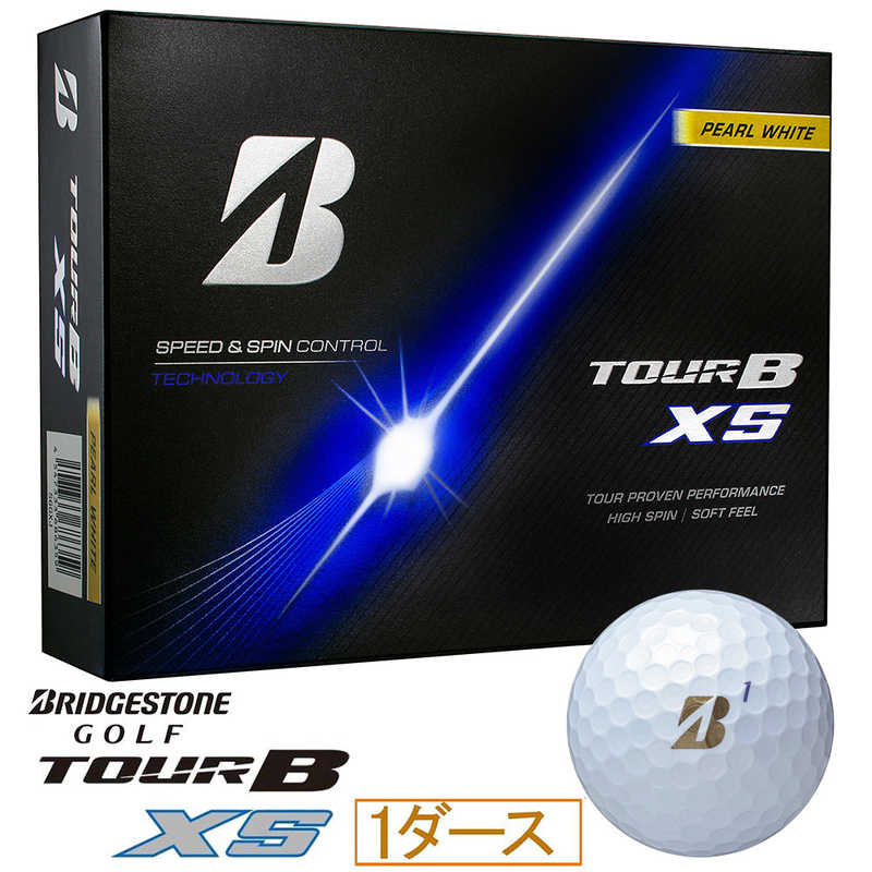 ブリヂストン　ゴルフボール TOUR B XS ［12球(1ダース)］ パールホワイト　S6GXJ