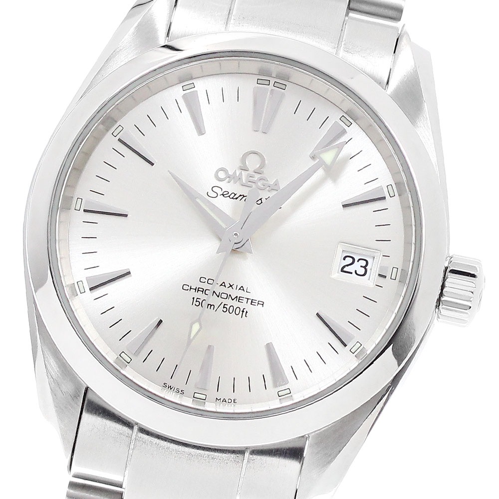 オメガ OMEGA 2504.30 シーマスター アクアテラ コーアクシャル 自動巻き ボーイズ 保証書付き_947204【中古】