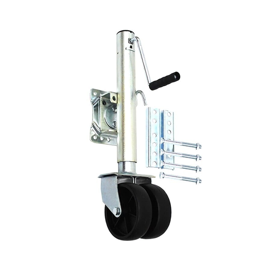 トレーラージャッキ 普通トレーラー用 荷重1500LBS / 680kg ダブルタイヤ仕様